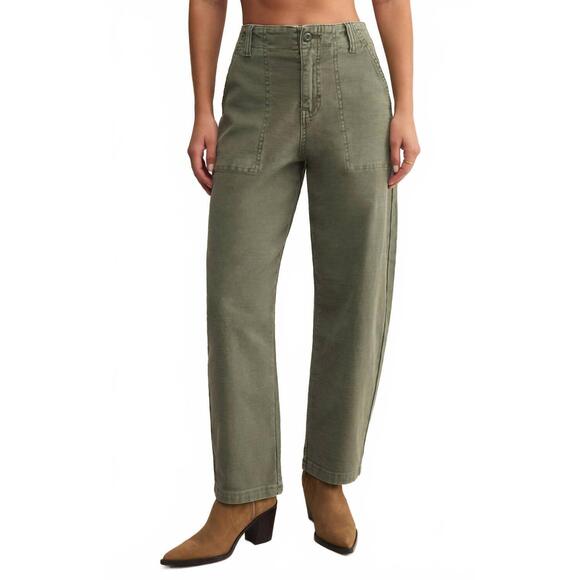 NEW Z SUPPLY olive twill pants in hunter green